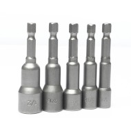 65mm 1/4 quot 6.35mm 5pcs 1/4in 5/16in 3/8in 7/16in 1/2in Nut Drivers 65mm 1/4 quot 6.35mm 5pcs 1/4in 5/16in 3/8in 7/16in 1/2in Nut Drivers