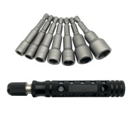7pcs 1/4 Inch 6.35mm Length 65mm 6.0 / 7.0 / 8.0 / 9.0 / 10 / 12 / 14mm Nut Drivers 7pcs 1/4 Inch 6.35mm Length 65mm 6.0 / 7.0 / 8.0 / 9.0 / 10 / 12 / 14mm Nut Drivers