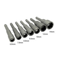 1/4 Inch 6.35mm 7pcs 6.0 7.0 8.0 9.0 10 12 14mm Nut Drivers 1/4 Inch 6.35mm 7pcs 6.0 7.0 8.0 9.0 10 12 14mm Nut Drivers