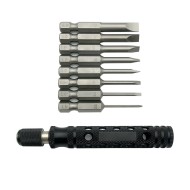 8pcs 1/4 Inch 6.35mm Length 50mm 1.5 / 2.0 / 2.5 / 3.0 / 4.0 / 4.5 / 5.0 /6.0mm Flat Head Screwdriver 8pcs 1/4 Inch 6.35mm Length 50mm 1.5 / 2.0 / 2.5 / 3.0 / 4.0 / 4.5 / 5.0 /6.0mm Flat Head Screwdriver
