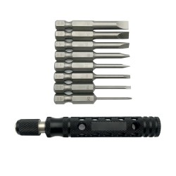 8pcs 1/4 Inch 6.35mm Length 50mm 1.5 / 2.0 / 2.5 / 3.0 / 4.0 / 4.5 / 5.0 /6.0mm Flat Head Screwdriver 8pcs 1/4 Inch 6.35mm Length 50mm 1.5 / 2.0 / 2.5 / 3.0 / 4.0 / 4.5 / 5.0 /6.0mm Flat Head Screwdriver