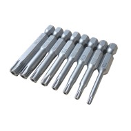 8pcs 1/4 Inch 6.35mm Length 50mm Torx Head Electric Screwdriver Bits Tip TP8, TP10, TP15, TP20, TP25, TP27, TP30, TP40 8pcs 1/4 Inch 6.35mm Length 50mm Torx Head Electric Screwdriver Bits Tip TP8, TP10, TP15, TP20, TP25, TP27, TP30, TP40