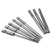 8pcs 1/4 Inch 6.35mm Length 75-80mm Torx Head Electric Screwdriver Bits Tip TP8, TP10, TP15, TP20, TP25, TP27, TP30, TP40 8pcs 1/4 Inch 6.35mm Length 75-80mm Torx Head Electric Screwdriver Bits Tip TP8, TP10, TP15, TP20, TP25, TP27, TP30, TP40