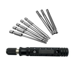 TP8/TP10/TP15/TP20/TP25/TP27/TP30/TP40 1/4 Inch 6.35mm L75mm Torx Head Bits with handle for Electric Screwdriver TP8/TP10/TP15/TP20/TP25/TP27/TP30/TP40 1/4 Inch 6.35mm L75mm Torx Head Bits with handle for Electric Screwdriver