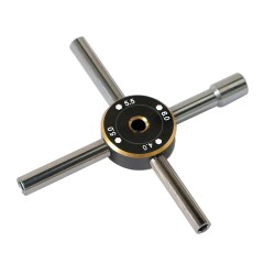 4.0 5.0 5.5 6.0mm Hex Socket Wrench Spanner Nut Key Stainless Steel 4.0 5.0 5.5 6.0mm Hex Socket Wrench Spanner Nut Key Stainless Steel