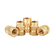 100pcs M2.5 Brass Insert Nuts Hot Melt Molding Copper Heat Inserting Thread Embedded Knurled Injection Nut 100pcs M2.5 Brass Insert Nuts Hot Melt Molding Copper Heat Inserting Thread Embedded Knurled Injection Nut
