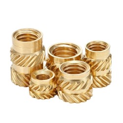 100pcs M4 Brass Insert Nuts Hot Melt Molding Copper Heat Inserting Thread Embedded Knurled Injection Nut 100pcs M4 Brass Insert Nuts Hot Melt Molding Copper Heat Inserting Thread Embedded Knurled Injection Nut