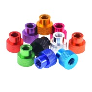 50pcs M3 M4  Blind Hole Hand Nut Aluminum Knurled Step Thumb Nut 50pcs M3 M4  Blind Hole Hand Nut Aluminum Knurled Step Thumb Nut
