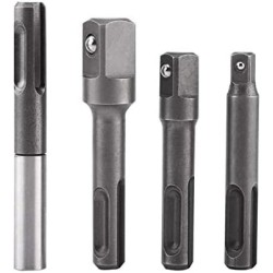 4PCS SDS Plus to 1/4 inch Hex Adapter with Drill Bit Extension for Screws & Nuts 4PCS SDS Plus to 1/4 inch Hex Adapter with Drill Bit Extension for Screws & Nuts