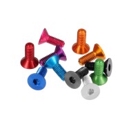 50pcs 7075 Alum M3.5 Counter Sunk Hex Screws 50pcs 7075 Alum M3.5 Counter Sunk Hex Screws