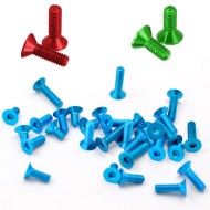 50pcs 7075 Alum M3.5 Counter Sunk Hex Screws 50pcs 7075 Alum M3.5 Counter Sunk Hex Screws