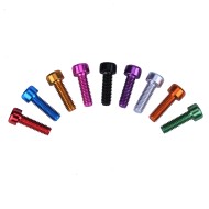 50PCS 7075 Alum M3 / M4 Hex Socket head Cap Screw Anodized Aluminum Bolts Decorative screw 50PCS 7075 Alum M3 / M4 Hex Socket head Cap Screw Anodized Aluminum Bolts Decorative screw