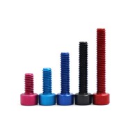 50PCS 7075 Alum M3 / M4 Hex Socket head Cap Screw Anodized Aluminum Bolts Decorative screw 50PCS 7075 Alum M3 / M4 Hex Socket head Cap Screw Anodized Aluminum Bolts Decorative screw