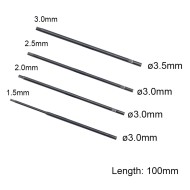 HSS Hex Driver Bits 1.5 2.0 2.5 3.0mm HSS Hex Driver Bits 1.5 2.0 2.5 3.0mm