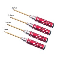 Titanium mini 0.9 1.27 1.3 1.5 2.0 2.5 3.0mm Hex Screwdriver Bit Repairing Tool For RC models Titanium mini 0.9 1.27 1.3 1.5 2.0 2.5 3.0mm Hex Screwdriver Bit Repairing Tool For RC models
