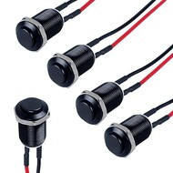 5pcs 12mm Automotive Push Button Switches Raised Head ON-Off Normally Open 12V 24V 36V 110V Waterproof 5pcs 12mm Automotive Push Button Switches Raised Head ON-Off Normally Open 12V 24V 36V 110V Waterproof