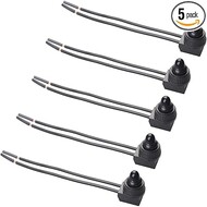 5Pcs Automotive Push Button Switches 12V Wired RV Waterproof On-Off Micro Light 5Pcs Automotive Push Button Switches 12V Wired RV Waterproof On-Off Micro Light
