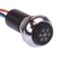 Air Conditioning illuminated Automotive Momentary 12mm Push Button Switch SPST IP67 Air Conditioning illuminated Automotive Momentary 12mm Push Button Switch SPST IP67