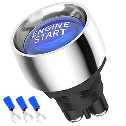 Automotive Push Button Switches 12V 50A Momentary Engine Start 12 Volt 50 Amp Blue Led Push to Start Button Automotive Push Button Switches 12V 50A Momentary Engine Start 12 Volt 50 Amp Blue Led Push to Start Button