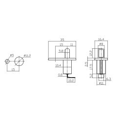 Momentary Automotive Door Switch 20A 12V