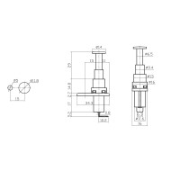 Momentary Automotive Plunger Switch 20A 12V Momentary Automotive Plunger Switch 20A 12V