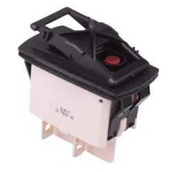 KR312AKJXD On-Off Auto Rocker Switch Red 24V illumination SPDT IP68
