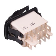 KR45CAKLLG On-(On) Auto Rocker Switch Yellow 24V illuminated DPDT IP68 KR45CAKLLG On-(On) Auto Rocker Switch Yellow 24V illuminated DPDT IP68