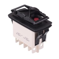 KR49CAKJJG On-Off-On Auto Rocker Switch Red 24V illuminated DPDT IP68 KR49CAKJJG On-Off-On Auto Rocker Switch Red 24V illuminated DPDT IP68