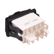 KR49CAKJJG On-Off-On Auto Rocker Switch Red 24V illuminated DPDT IP68 KR49CAKJJG On-Off-On Auto Rocker Switch Red 24V illuminated DPDT IP68