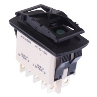 KR49CAKKKG On-Off-On Green LED 24V Automotive Rocker Switch DPDT IP68 KR49CAKKKG On-Off-On Green LED 24V Automotive Rocker Switch DPDT IP68