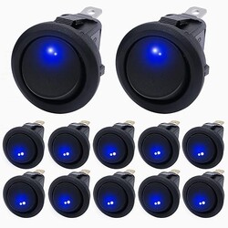 12pcs 12V Automotive Rocker Switches Lighted SPST Switch On-Off 20A 12pcs 12V Automotive Rocker Switches Lighted SPST Switch On-Off 20A