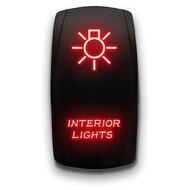 Interior Lights Red Automotive Rocker Switches 20A 12V Vertical 5-Pin DPST Interior Lights Red Automotive Rocker Switches 20A 12V Vertical 5-Pin DPST