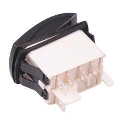 KR36CAKXTG22NXXXXHJ On-On Auto Rocker Switch 24V White illuminated SPDT IP68