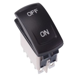 KR46CAKJJG22N02XX01 OFF ON Latching Red 24V LED Automotive Rocker Switch DPDT IP68