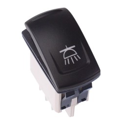 KR46CAKXXG22NXXXX39 Working Spot Light Latching Automotive Rocker Switch DPDT IP68