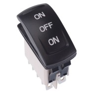 KR49CAKJJG22N010201 ON OFF ON Latching Red 24V LED Automotive Rocker Switch DPDT IP68 KR49CAKJJG22N010201 ON OFF ON Latching Red 24V LED Automotive Rocker Switch DPDT IP68