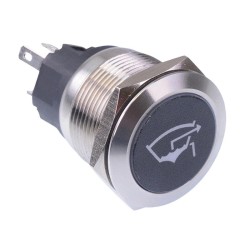 Bilge Pump 1' Blue LED Latching 22mm Vandal Push Button Switch SPDT 12V Bilge Pump 1' Blue LED Latching 22mm Vandal Push Button Switch SPDT 12V