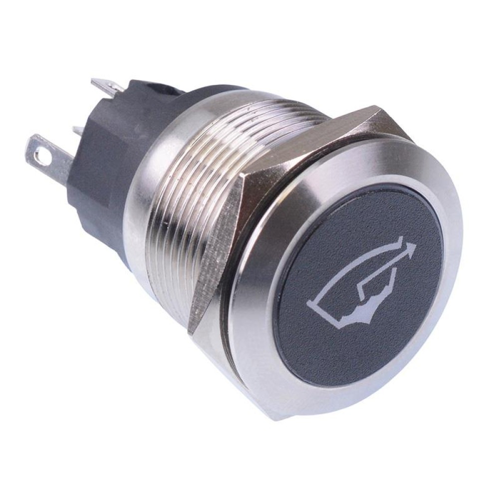 Bilge Pump' Blue LED Momentary 22mm Vandal Push Button Switch SPDT 12V