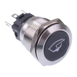 Bilge Pump' Red LED Latching 19mm Vandal Push Button Switch SPDT 12V Bilge Pump' Red LED Latching 19mm Vandal Push Button Switch SPDT 12V