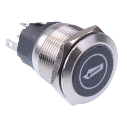 Forward Boat' White LED Momentary 22mm Vandal Push Button Switch SPDT 12V Forward Boat' White LED Momentary 22mm Vandal Push Button Switch SPDT 12V