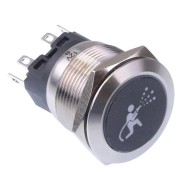 Hose Pipe' Red LED Latching 22mm Vandal Push Button Switch SPDT 12V Hose Pipe' Red LED Latching 22mm Vandal Push Button Switch SPDT 12V