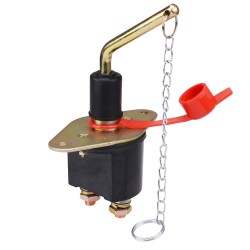 On-Off Heavy Duty Pin Operated Battery Isolator Switch 200A 12-24V On-Off Heavy Duty Pin Operated Battery Isolator Switch 200A 12-24V