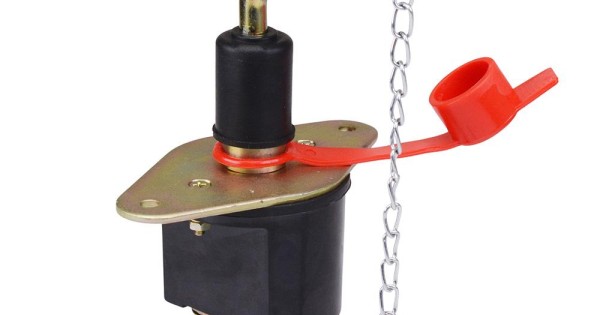 On-Off Heavy Duty Pin Operated Battery Isolator Switch 200A 12-24V