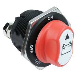 Red Off-On Battery Switch SPST 200A 32V DC A23-8B