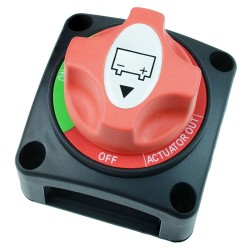 Red On-Off Rotating Release Battery Switch 200A 12-50V DC A23-2