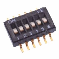 6 Way Half Pitch SMD DIL Switch 1.27mm 6 Way Half Pitch SMD DIL Switch 1.27mm