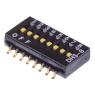DHS8SR/TC 8-Way Surface Mount 1.27mm DIP Switch SPST DHS8SR/TC 8-Way Surface Mount 1.27mm DIP Switch SPST