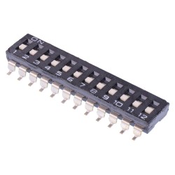 DMR12TV 10-Way Surface Mount 2.54mm DIP Switch SPST