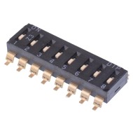 EMR-08-T-V 8-Way Surface Mount 2.54mm DIP Switch SPST EMR-08-T-V 8-Way Surface Mount 2.54mm DIP Switch SPST