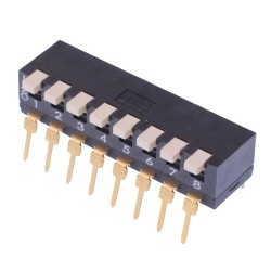 IKP0800101 8-Way 2.54mm Piano PCB DIP Switch SPST